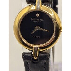 Vintage Raymond Weil 5837 Ladies' 18k Gold Electroplated Watch. New Battery. 7"